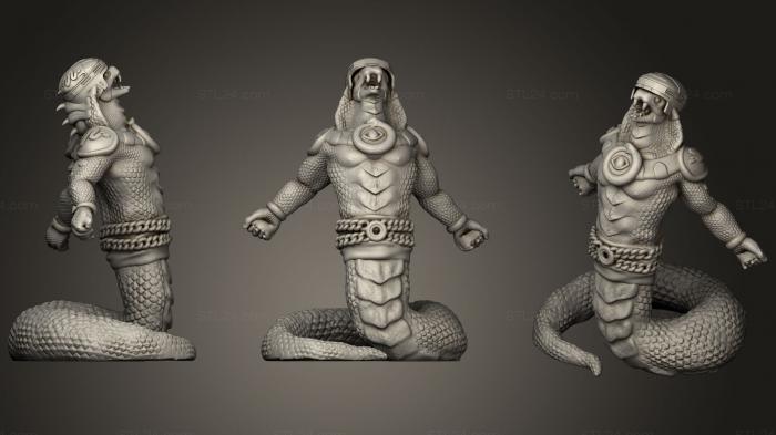 Figurines heroes, monsters and demons (Runner3, STKM_1124) 3D models for cnc